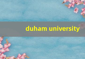 duham university